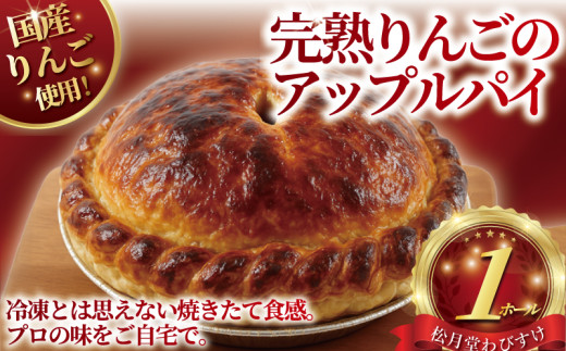 完熟リンゴのアップルパイ　松月堂わびすけ